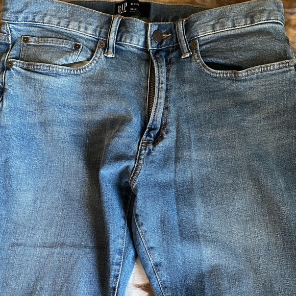 GAP Men’s Denim Jeans Slim 33x30 - Picture 3 of 8